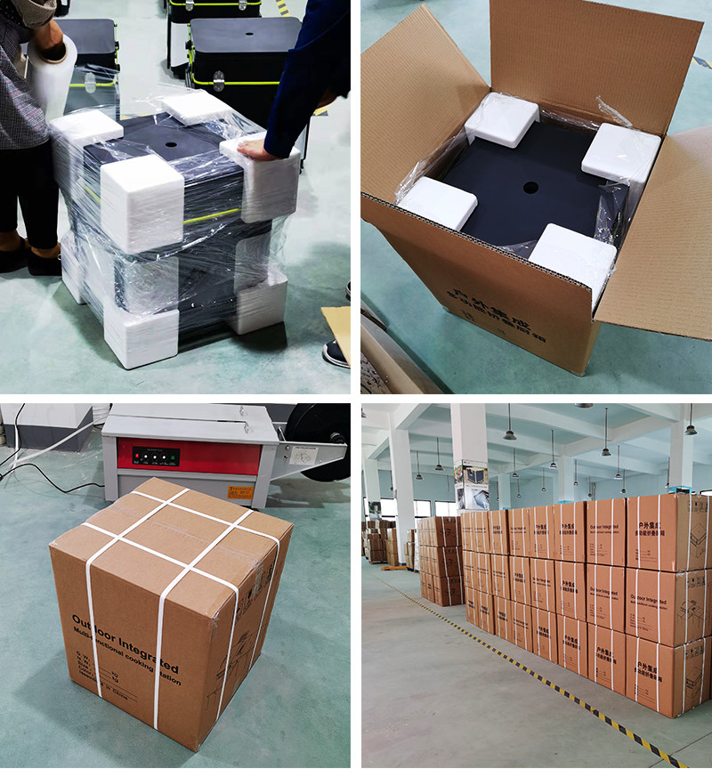 Foldable and expandable mobile kitchen box& Cooking Station Alubox.cn